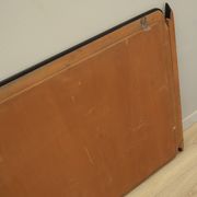 Mirror in mahogany frame, Italian design, 1970s, production: Italy