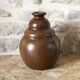 Coloquinte Vase Bordeaux Art Ceramics