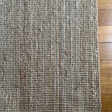 Tapis rectangulaire en toile de jute