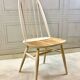 Renovated vintage Ercol Quaker chairs – cream white shade