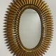 Mirror Sun wrought iron of the 50s Italian