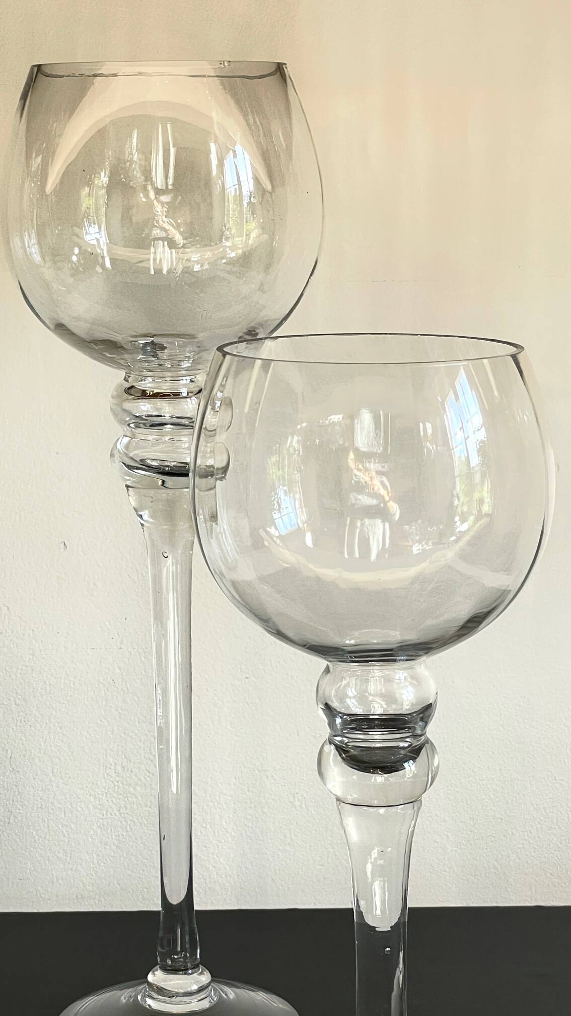 Bougeoirs xl crystal vintage candle holders