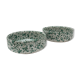 Set of two cups in speckled ceramic handmade