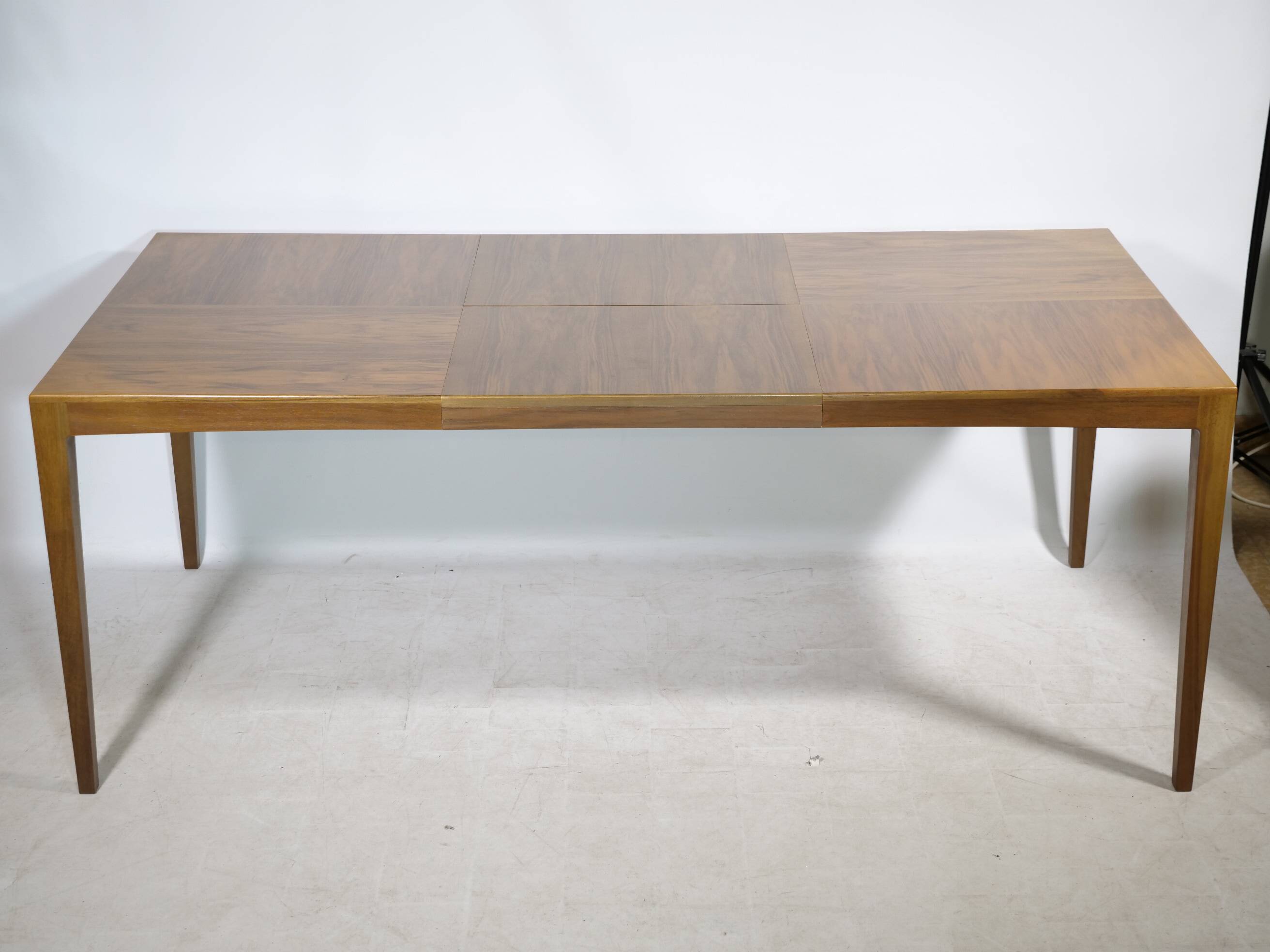 Extendable Walnut Dining Table by Hartmut Lohmeyer for Wilkhahn, 1960s