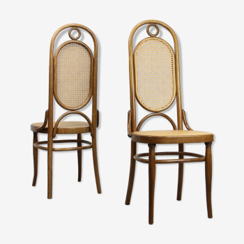 Paire de chaises à manger Thonet 207R vintage