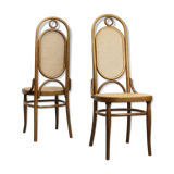 Paire de chaises à manger Thonet 207R vintage