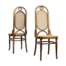 Paire de chaises à manger Thonet 207R vintage