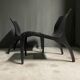 A pair Minimalist bent plywood lounge chairs