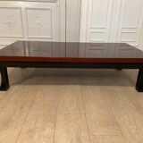 Coffee table, red and gold lacquer, 1970s