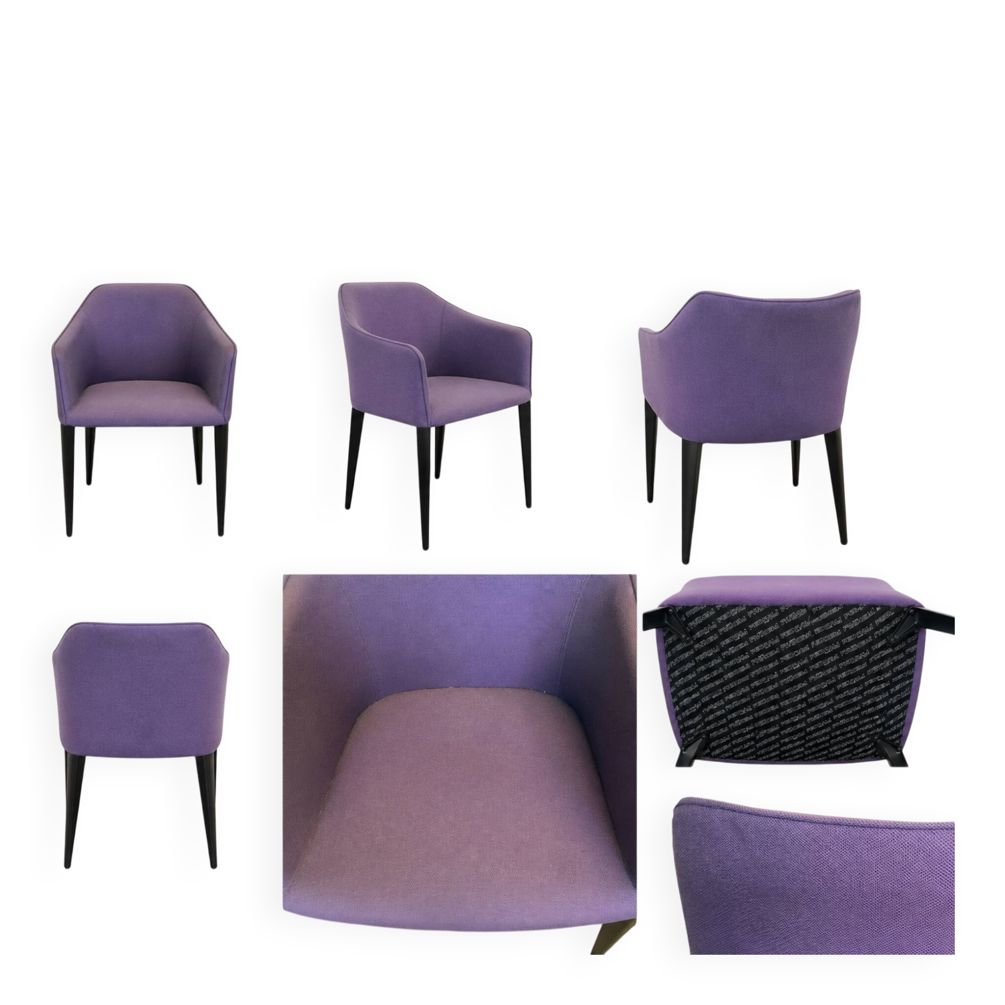 2 Pedrali Laja armchairs – Italian design – Alessandro Busana