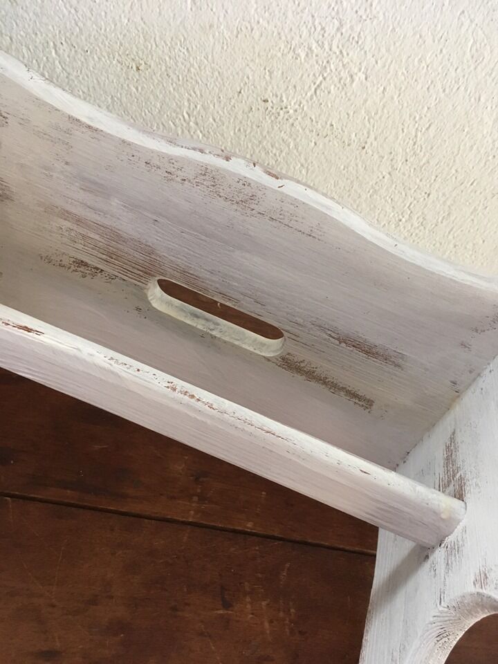 Wooden bench in the country spirit