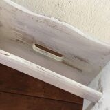 Wooden bench in the country spirit