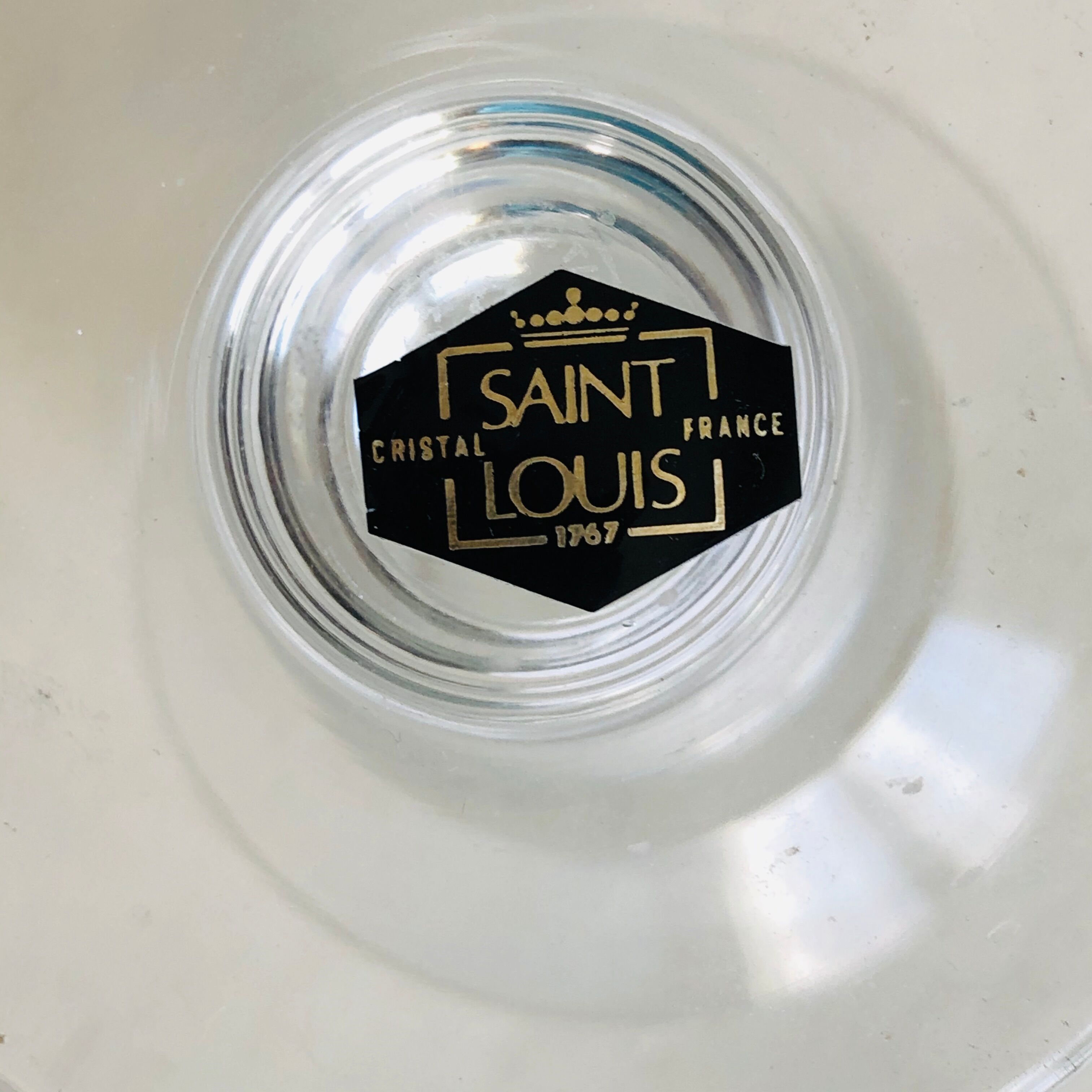 St. Louis Crystal candlestick