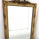 Louis XVI style mirror in wood and gilded stucco, 19th century