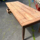 Table de ferme pied fuseau