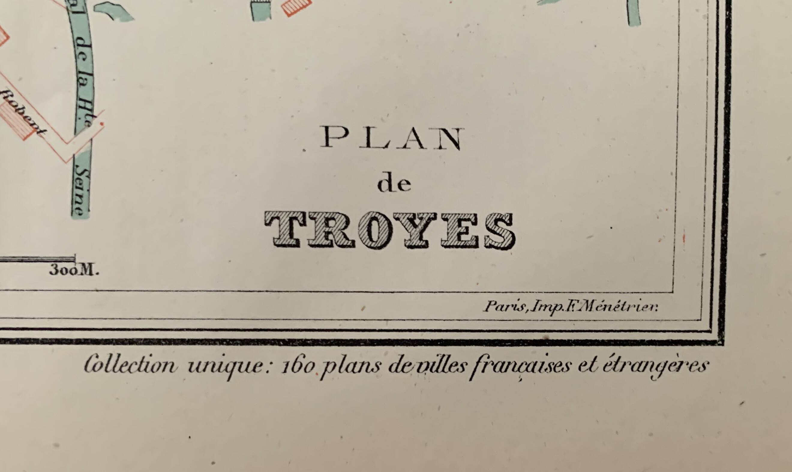 Old plan of Troyes – Arthème Fayard – National Atlas of Cities ✅