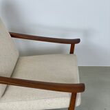 Danish FD 130 teak armchair by Peter Hvidt & Orla Mølgaard-Nielsen for France & Søn, 1960