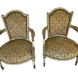 SET OF ARMCHAIRS LOUIS XVI PERIOD gendarme hat 18TH