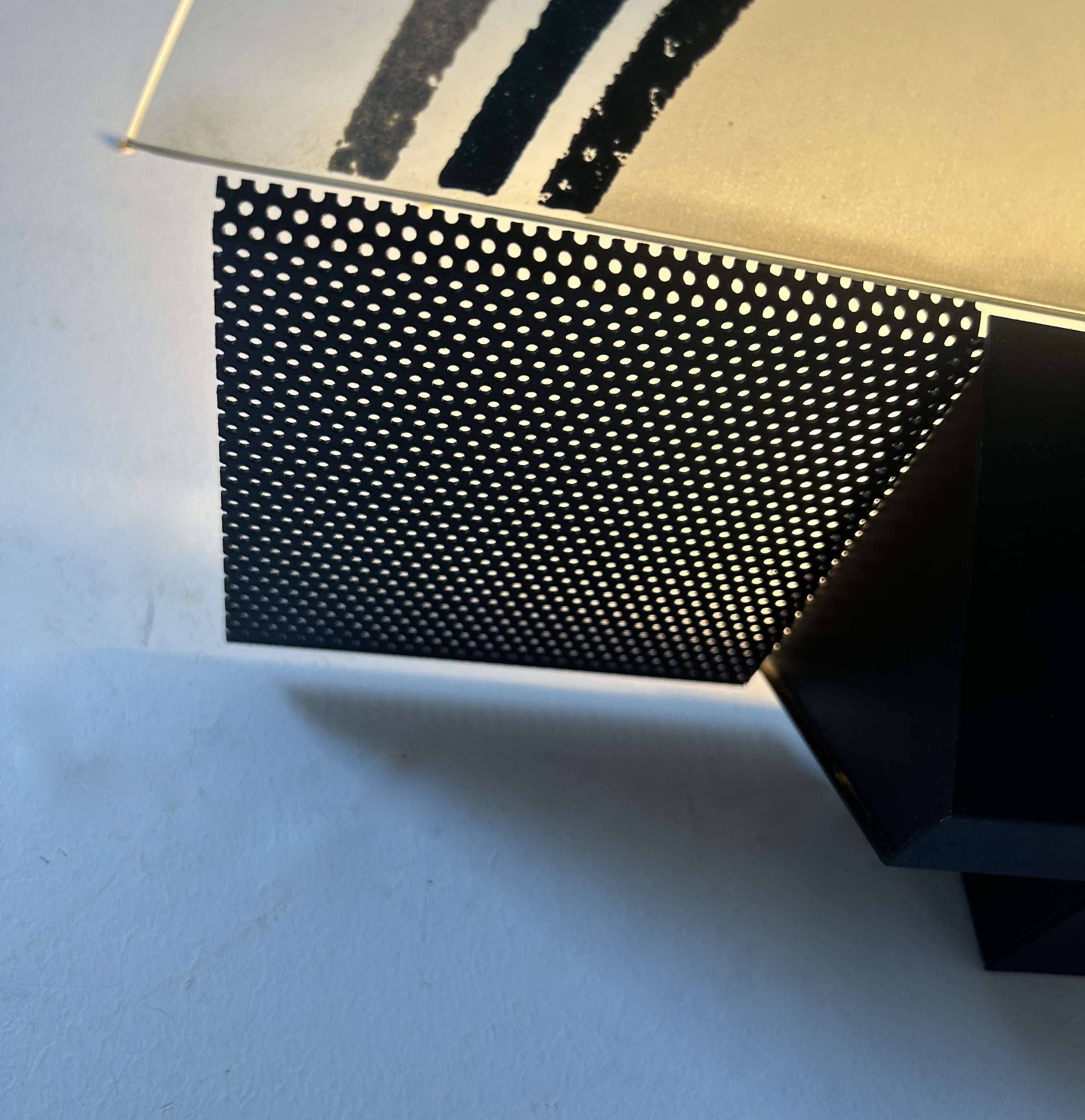 Vintage sandblasted glass wall lamp by Vetri Murano, Italy 1970