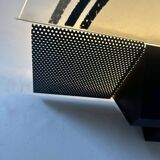 Vintage sandblasted glass wall lamp by Vetri Murano, Italy 1970