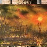 Oil on canvas / annie-claude (ferrando) - 38 x 55 cm - dec.78
