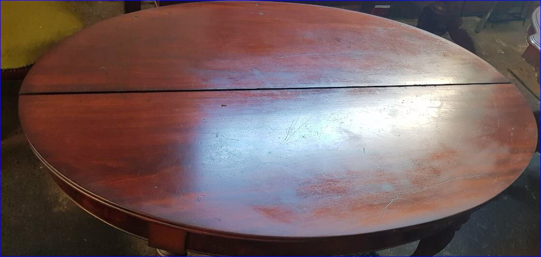 Louis Philippe oval table, 19th