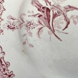 Set of 6 dessert plates from the early 20th century, Sarreguemines, Fontanges model