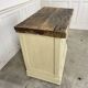 Small workbench 1900 light beige patina