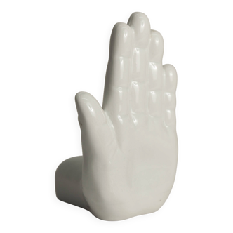 Bookend or ceramic decoration left hand 1980