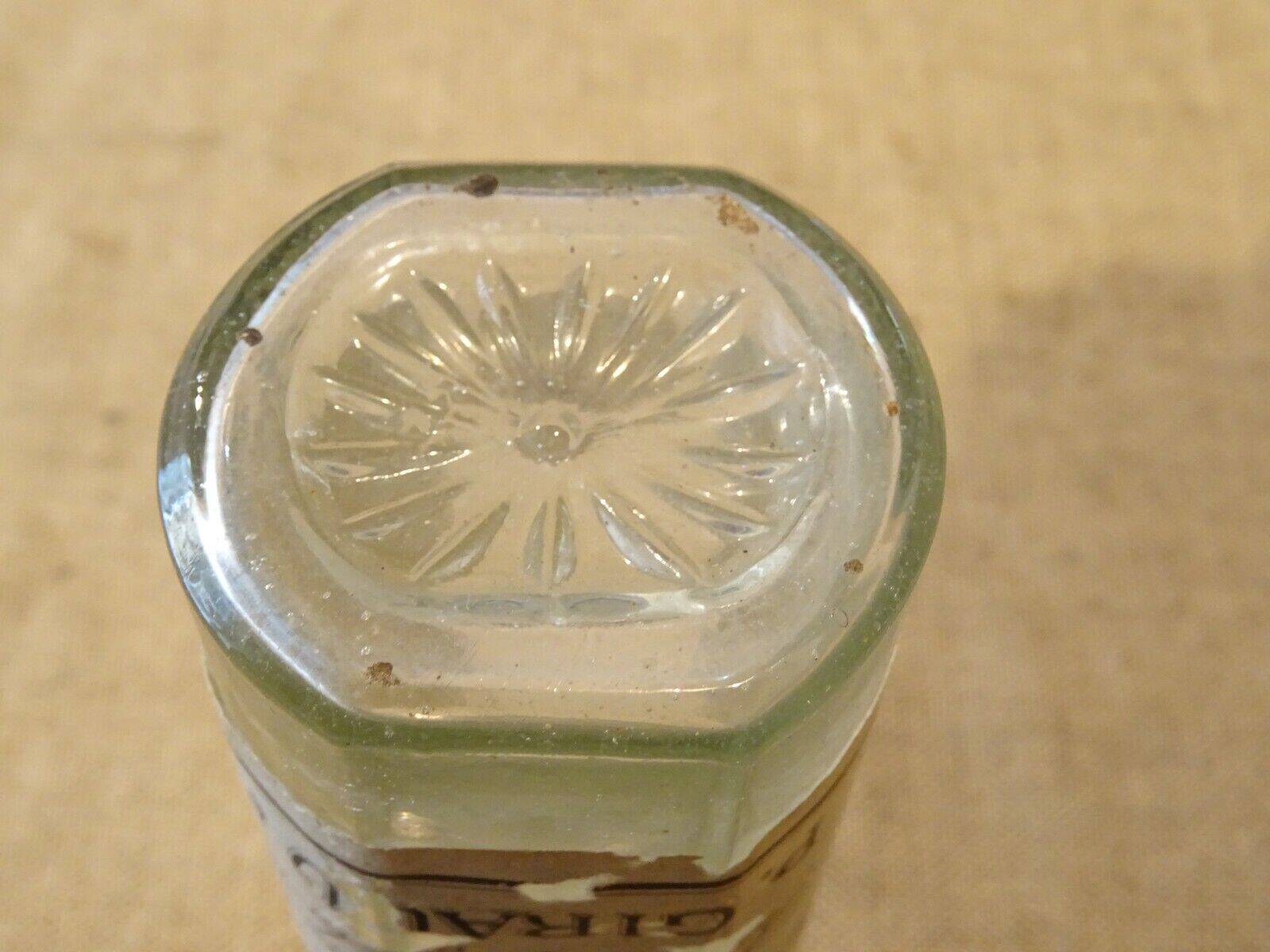 Old eau de cologne bottle bottle Giraud & Cie Paris perfume