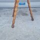 Solid wood tripod stool