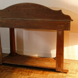 Cherry wood console