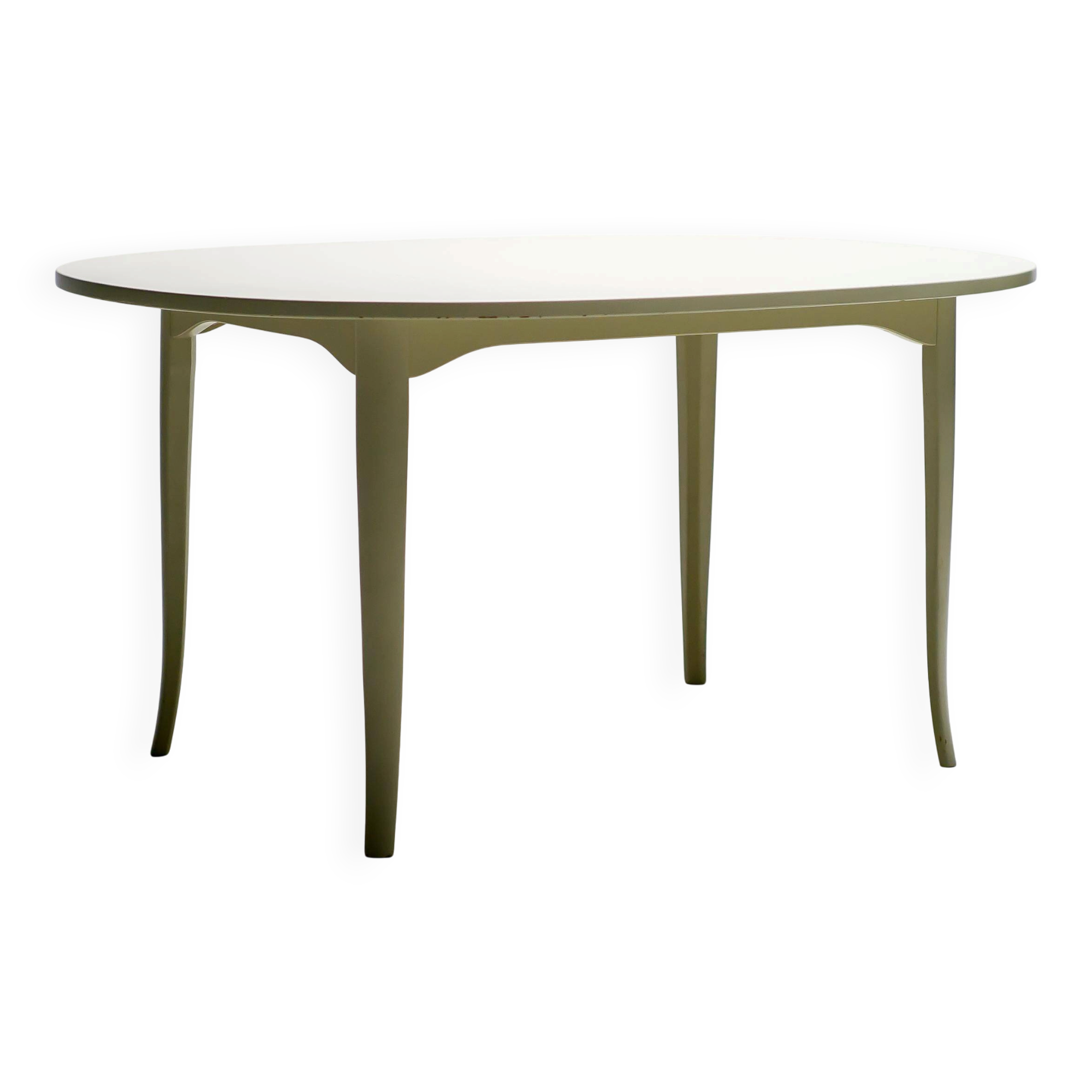 Table d'appoint blanche Carl Malmsten