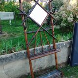 Porte manteau en bambou ancien vintage