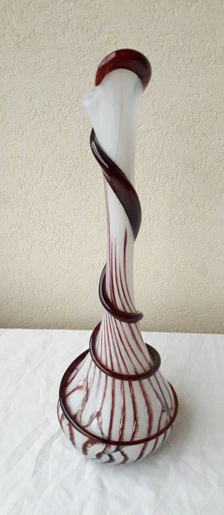 Vase soliflore en verre Diverchy
