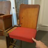 Vintage cinema seat