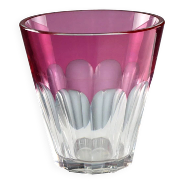 Vintage crystal vase Val Saint Lambert, manufacture, 20th century