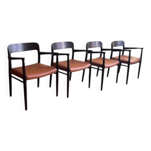 Dänische Armlehnenstühle - set