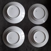 1 set of 4 Limoges ceramic plates from the 1950s