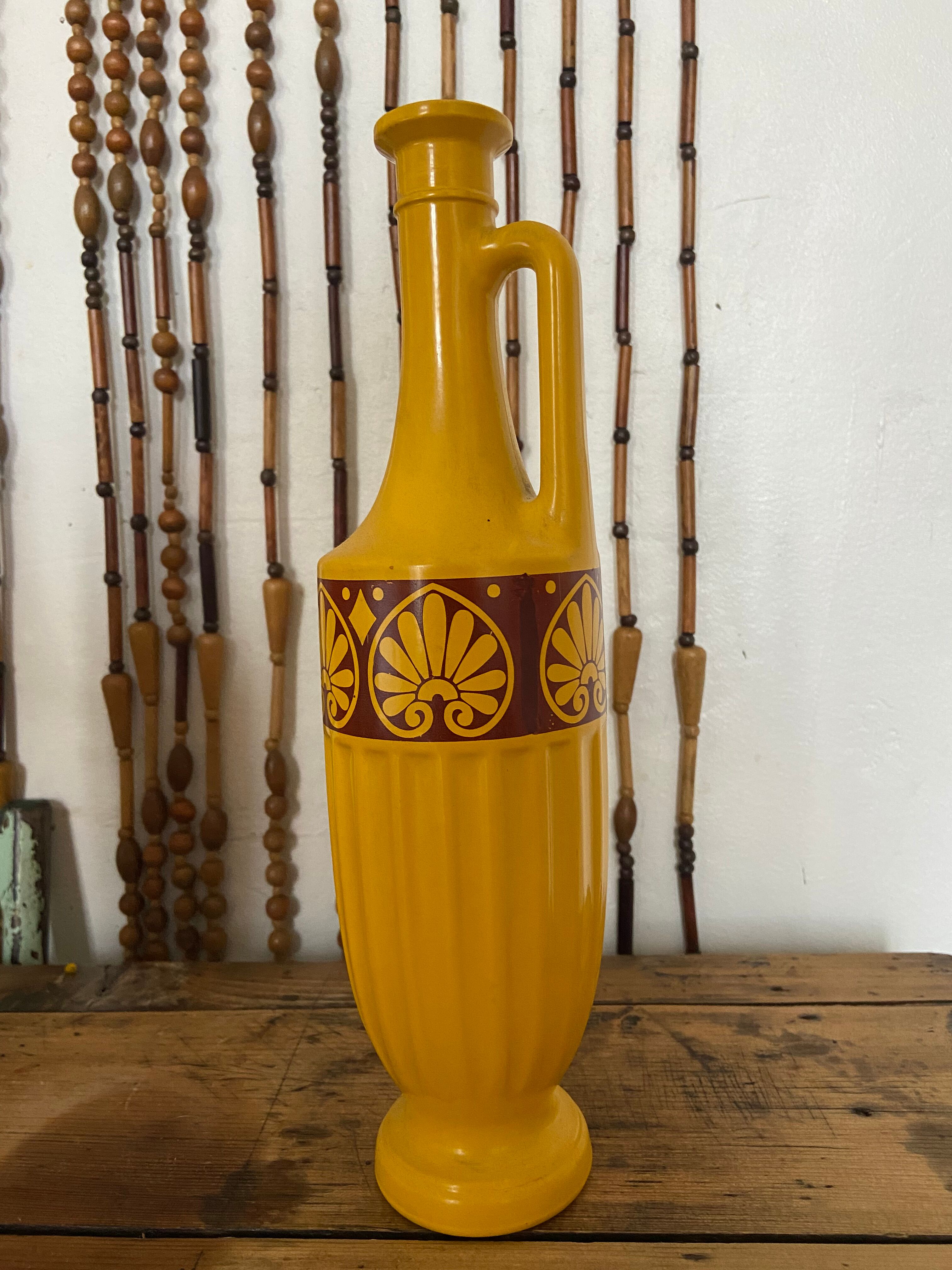 Vintage Italian style decorative vase 70s