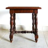 Tabouret, tabouret en bois chène massif, porte-plantes tabouret.