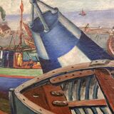 Port of Belle-Île-En-Mer, Citadel, oil on canvas