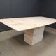 Vintage italian marble dining table, 1970s