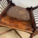 Table d’appoint / Lecture Style Esthétique Victorien, marqueterie 1880