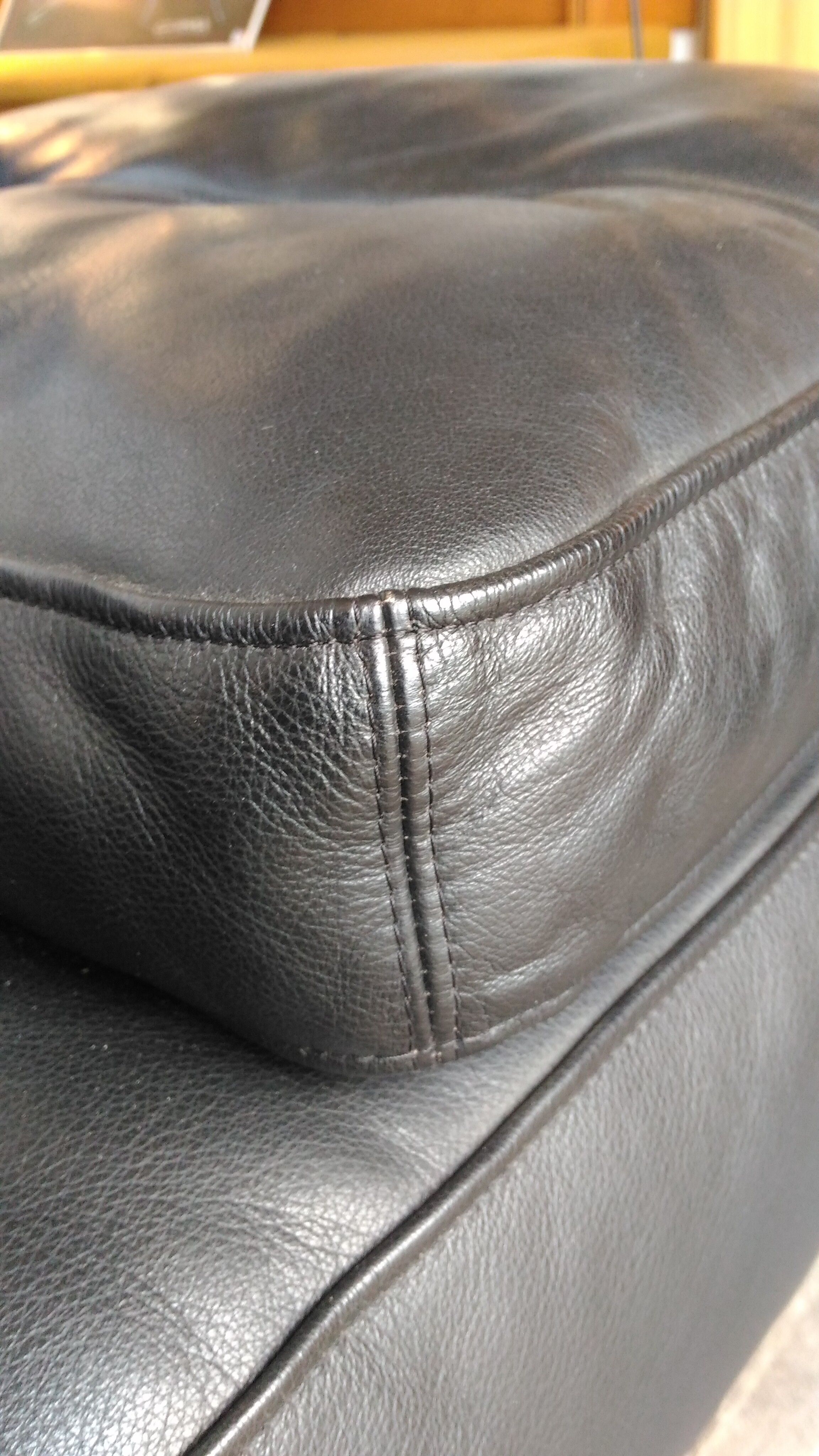 Leather sofa "milano" by de pas Urbino and Lomazzi for Zanotta