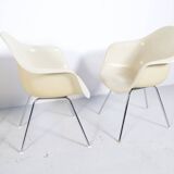 4 fauteuils DAX Eames années 60' Herman Miller mobilier international