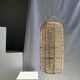 Large lantern-shaped rattan pendant lamp H50 D24