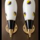 Paire d'appliques vintage 'style Arlus