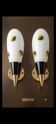 Pair of vintage wall lights 'Arlus style'