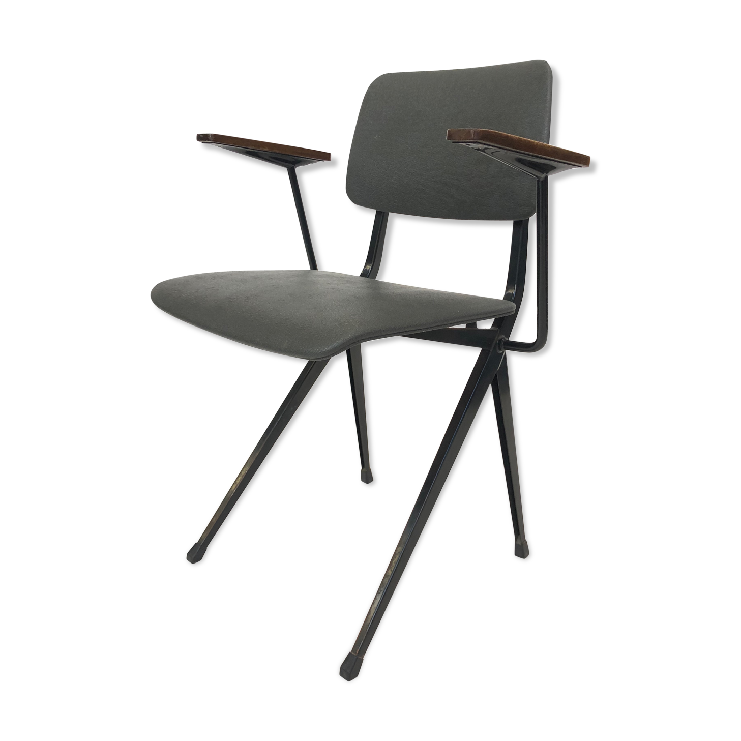 Armrest upholstery in skai industrial chair Marko Holland